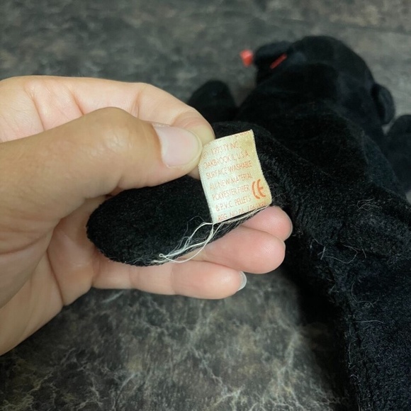 Ty Beanie Babies 1993 Blackie Bear - Picture 2 of 6